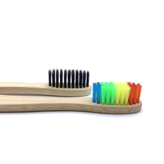 10 Pcs Eco friendly Bamboo Toothbrush Soft Bristles Biodegradable - Bamboo.