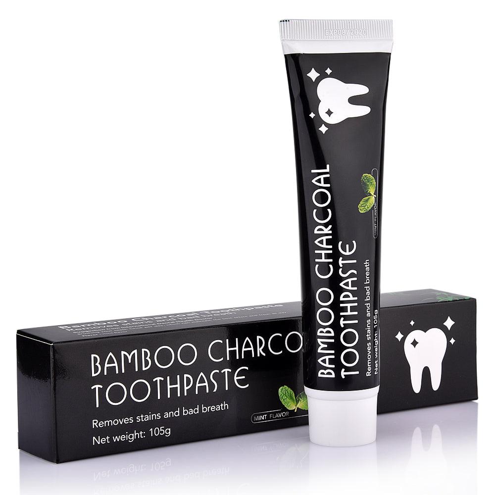 105g Toothpaste Bamboo Charcoal Black Teeth Whitening Mint Flavor - Bamboo.
