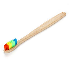 10pcs Bamboo Soft Toothbrush Natural Disposable Biodegradable - Bamboo.