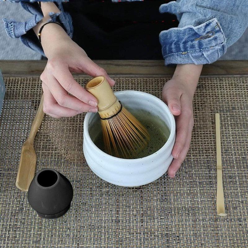 3Pcs Tea Set Traditional Bamboo Matcha Whisk - Bamboo.