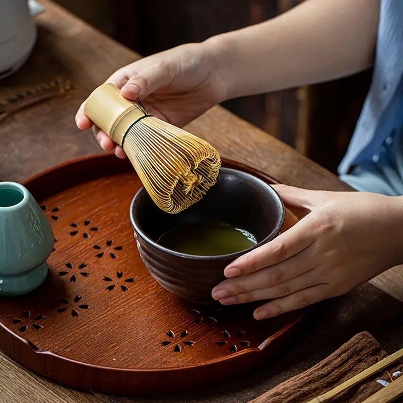 4 IN 1 Japanese Ceremony Bamboo Matcha Practical Tea Tools - Bamboo.