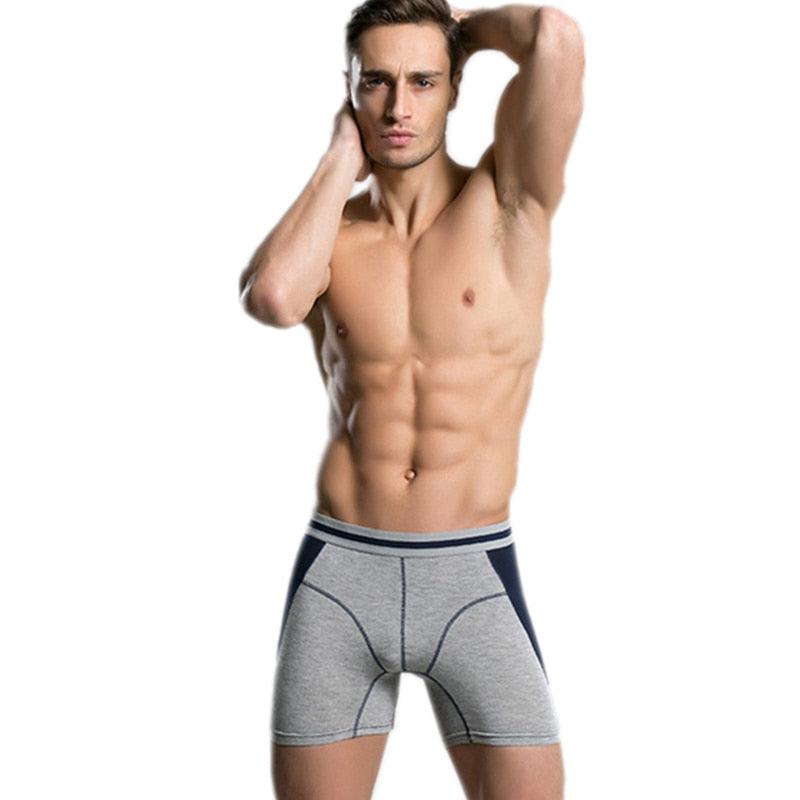 4 Pcs/Lot Long Boxershorts Underwear Men's Boxers Underpants - Bamboo.