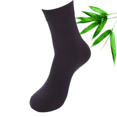 5Pairs/lot Business Men's Classic Socks Cotton & Bamboo Fiber - Bamboo.