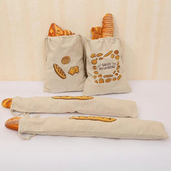 Linen Reusable Eco Friendly Storage Bread Bag