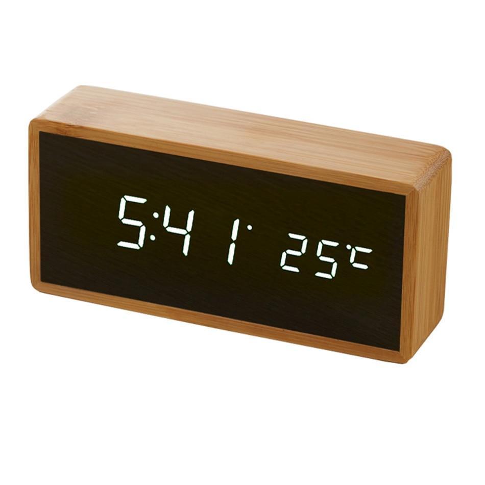 Bamboo Alarm Clock - Bamboo.