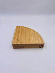 Bamboo Drawer Cheese Knife Bread Fruit Snack Plate - Bamboo.