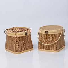 Bamboo Dumplings Wrapped In Bamboo Basket - Bamboo.