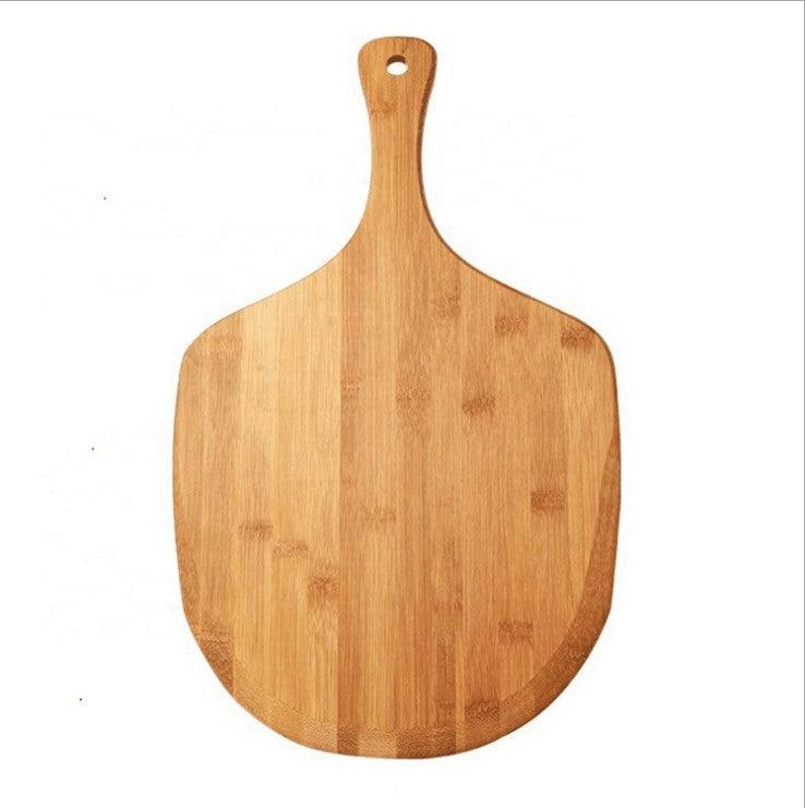 Bamboo Pizza Tray With Handle - Bamboo.