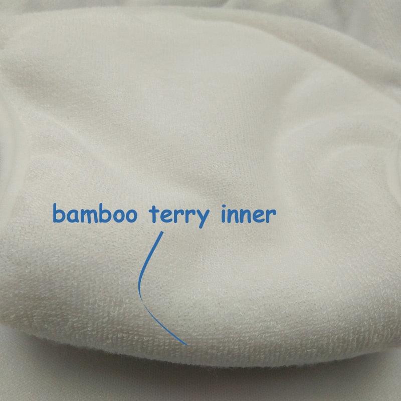 Bamboo Reusable Diapers Baby Training Pants Cloth Study Nappies - Bamboo.