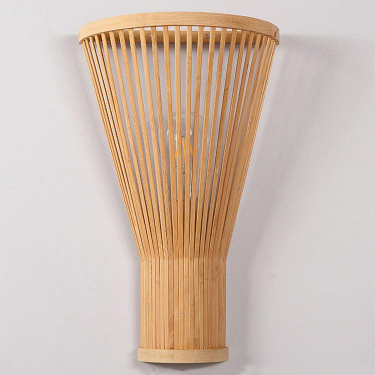 Creative Bamboo Art Bamboo Wall Lamp Simple - Bamboo.