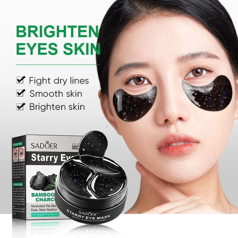 Eye Masks Bamboo Charcoal Patches Anti Wrinkles Anti Aging Skin Care - Bamboo.