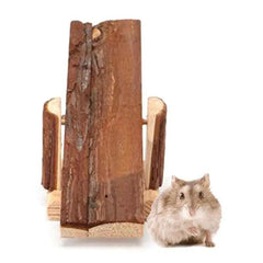 Hamster Toys Wooden Interactive Bridge Seesaw Swing Toys - Bamboo.