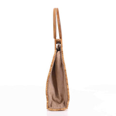 Hand-Woven Bags Bamboo Root Clutch Natural Bamboo Bag Bamboo Handbag - Bamboo.