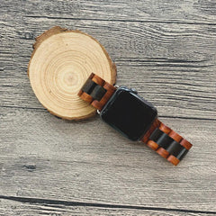 Handmade Bamboo Wooden Bracelet Strap For Apple Watch - Bamboo.
