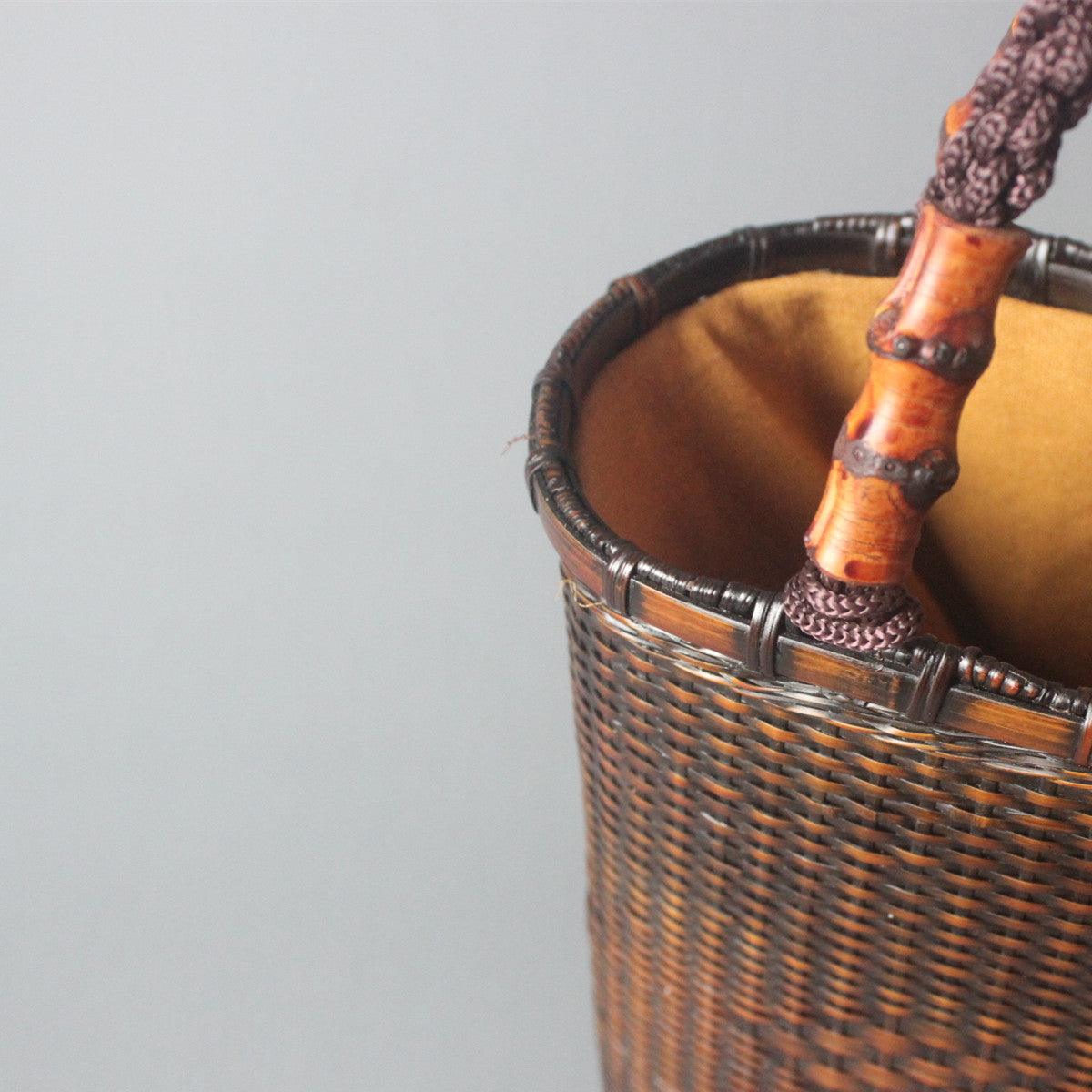 Handmade Vintage Bamboo Braided Women's Handbag - Bamboo.