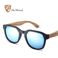 HU WOOD Polarized Bamboo Sunglasses For Womens Driving Shade UV400 - Bamboo.