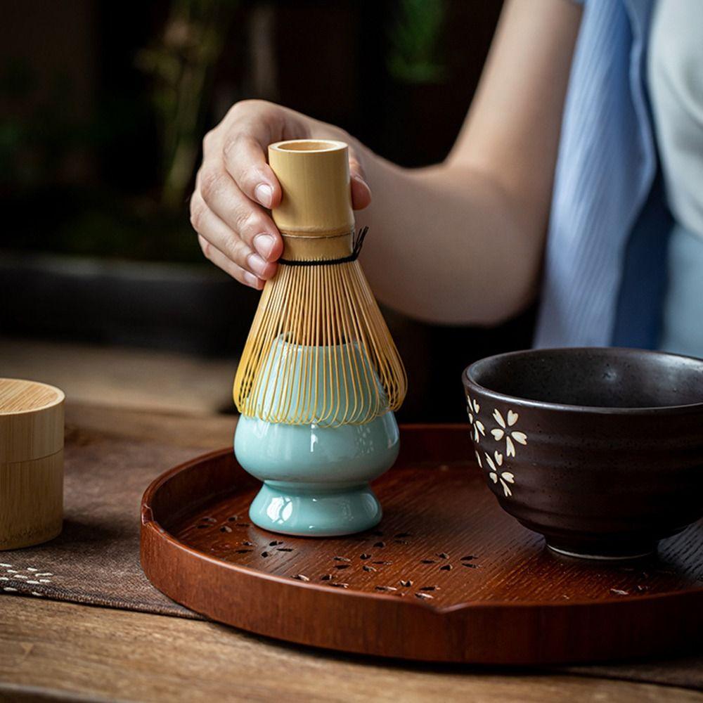 Japanese Matcha Tea Powder Whisk Bamboo Brush Matcha Tea Tools - Bamboo.