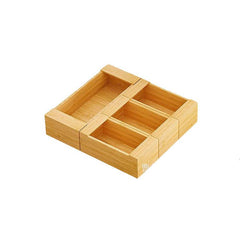 Kitchen Storage Drawer Organizer Box Food Sandwich Wrapper Organizer - Bamboo.