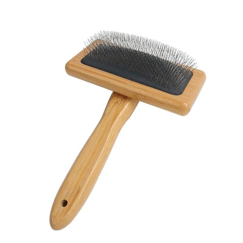 Pet Dog Cat Brush Bamboo Comb Cleaning Supplies Accessories - Bamboo.